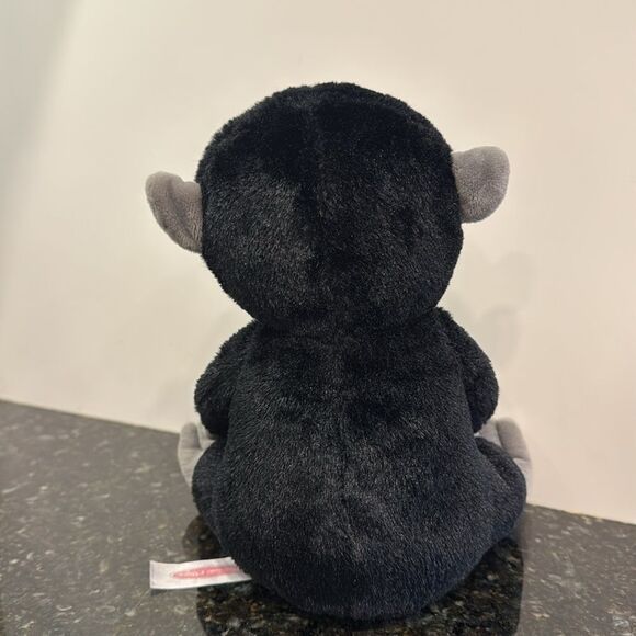 Melissa And Doug Monkey Baby Gorilla Chimpanzee Black Grey Plush Stuffed Animal - Picture 4 of 8